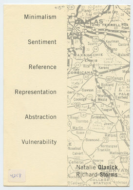 Minimalism, Sentiment, Reference, Representation, Abstraction, Vulnerability