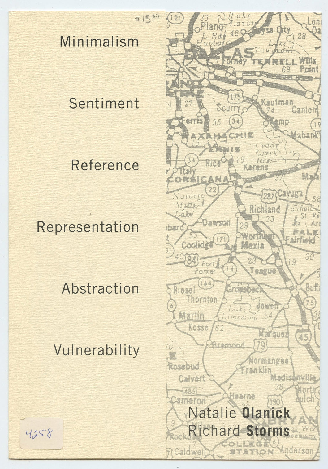 Minimalism, Sentiment, Reference, Representation, Abstraction, Vulnerability