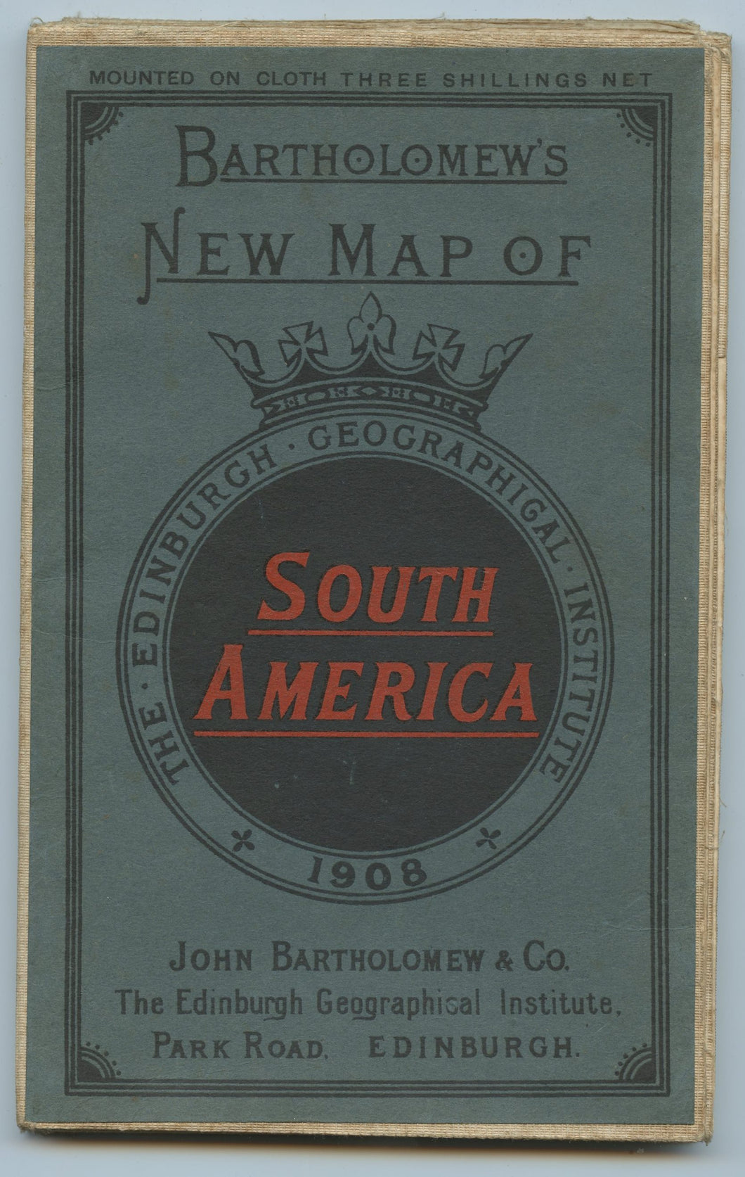 Bartholomew's New Map of South America