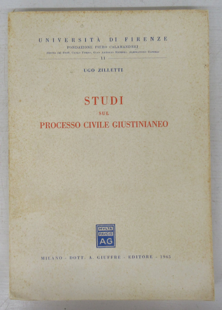 Studi sul Processo Civile Giustinianeo