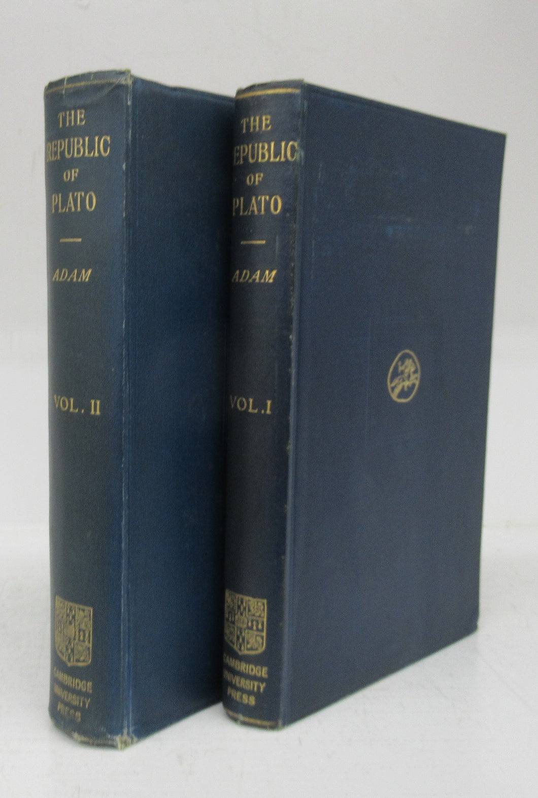 The Republic of Plato, Volume I, Books I-V. Volume II, Books VI-X and Indexes