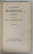 C. Suetonii Tranquilli opera ex recensione Guill. Baumgarten Crusii. 3 vols.