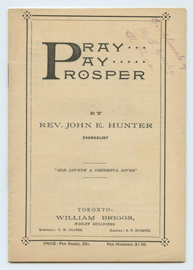 Pray ...Pay ...Prosper