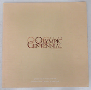 Suite Olympic Centennial booklet