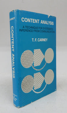 Content Analysis: A Technique For Systematic Inference From Communications