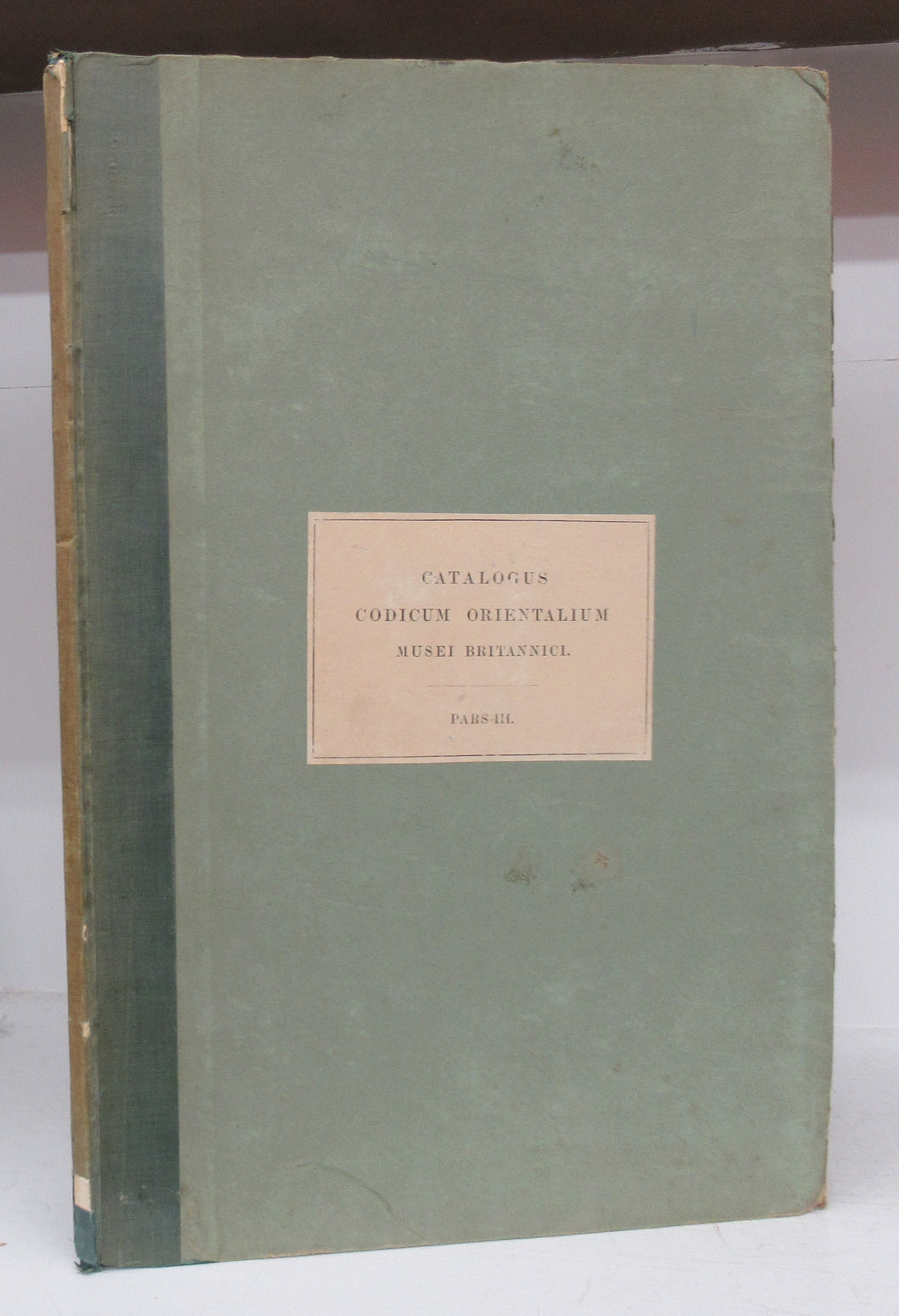 Catalogus Codicum Manuscriptorum Orientalium qui in Museo Britannico Asservantur. Pars Tertia. Codices Aethiopici Amplectens