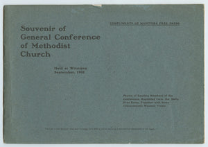 Souvenir of General Conference of Methodist Church Held at Winnipeg, September, 1902