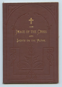 The Image of the Cross and Lights on the Altar