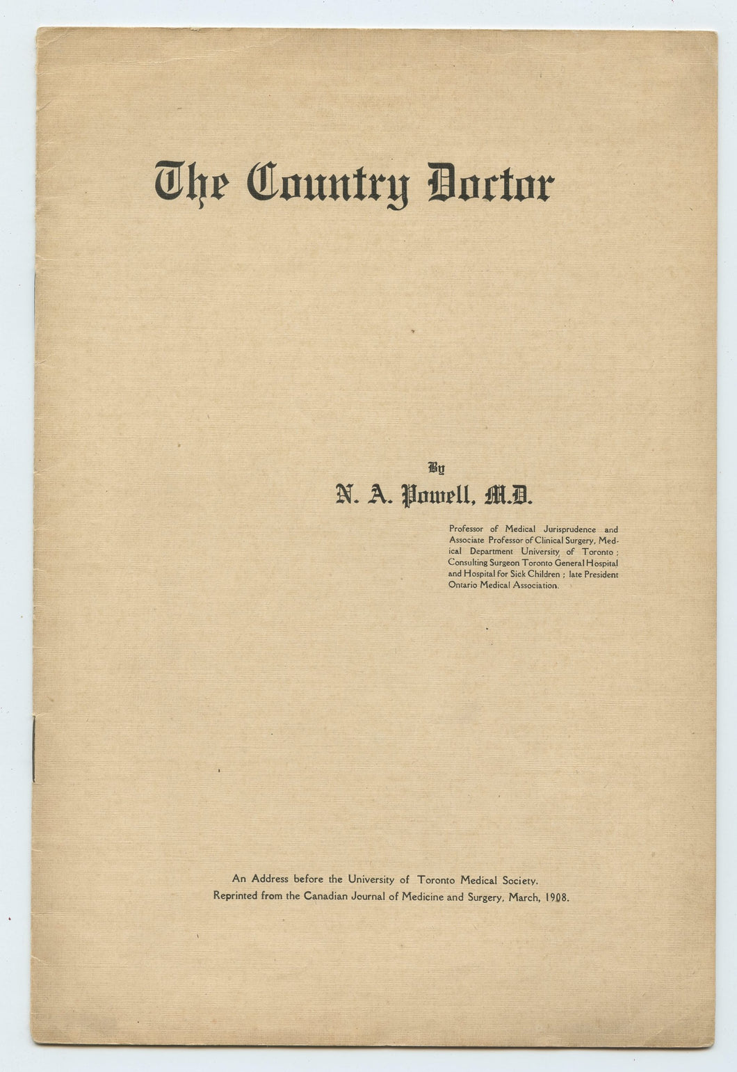 The Country Doctor