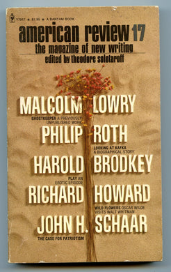 American Review 17: The Magazine of New Writing