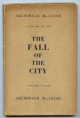 The Fall of the City: a verse play for radio