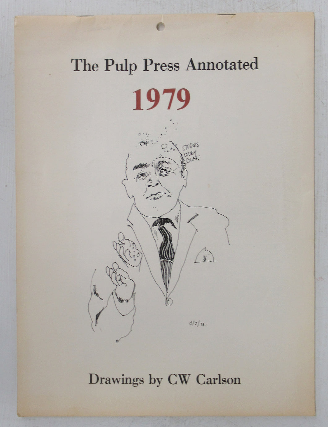 The Pulp Press Annotated 1979 calendar