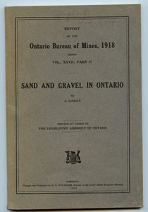 Sand and Gravel in Ontario