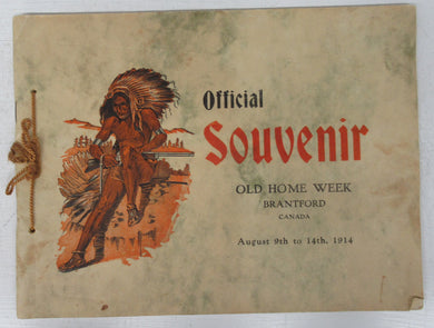 Official Souvenir Old Home Week, Brantford, Canada, August 9th to 14th, 1914