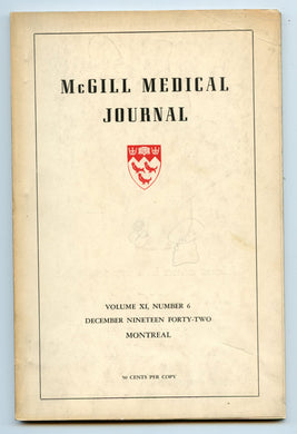 McGill Medical Journal, December 1942