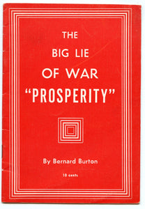 The Big Lie of War &#34;Prosperity&#34;