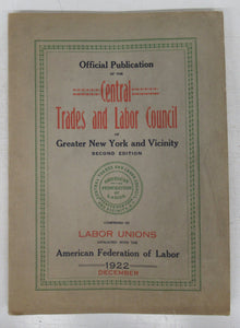 Official Publication of the Central Trades and Labor Council of Greater New York and Vicinity