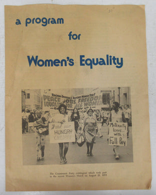 A Program for Women's Equality
