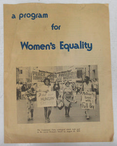 A Program for Women's Equality