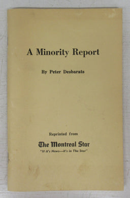 A Minority Report; Une voix minoritaire