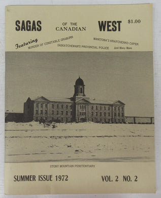 Sagas of the Canadian West, Summer Issue 1972