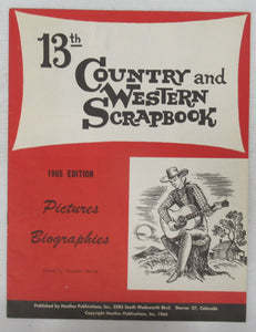 13th Country and Western Scrapbook