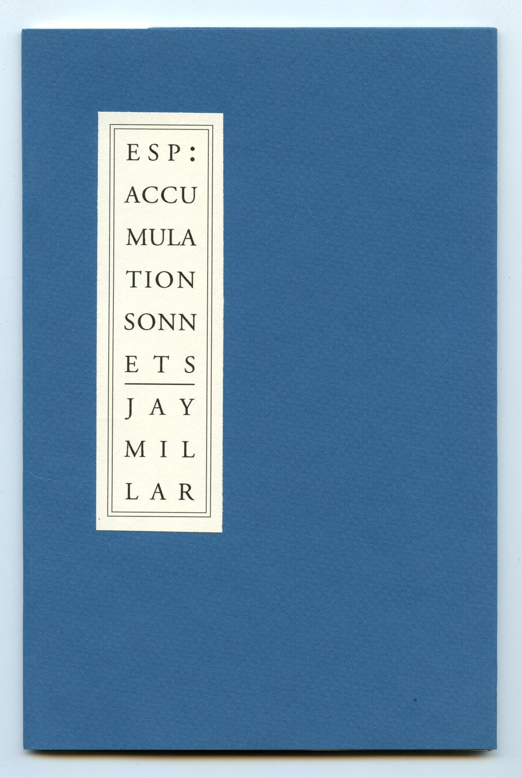 ESP: Accumulation Sonnets