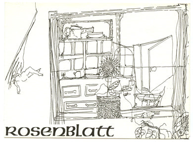 Announcement for Joe Rosenblatt "Anthropomorphics" fantasy drawing exhibition