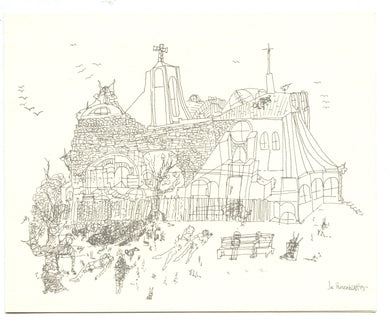 Announcement for Gadatsy Gallery group exhibition: Gail Geltner, Frieda Nelson, Joe Rosenblatt, Florence Vale