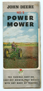 John Deere No. 5 Power Mower brochure