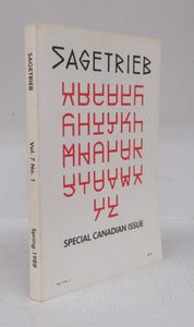 Sagetrieb: Special Canadian Issue