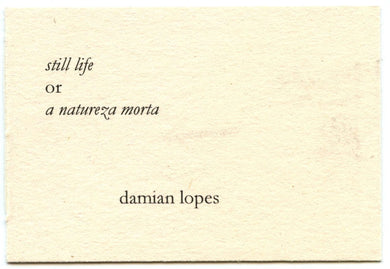 still life or a natureza morta