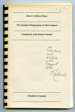 Metro's Goldwyn Mayor: The Complete Malapropisms of Allan Lamport