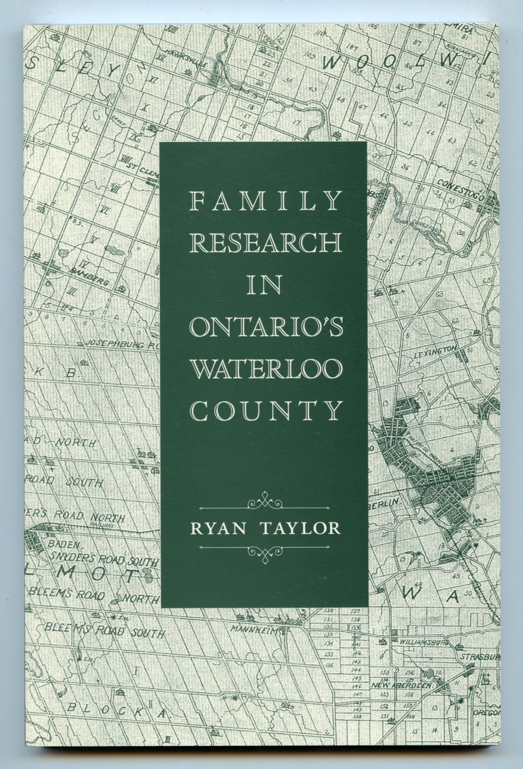 Family Research in Ontario's Waterloo County