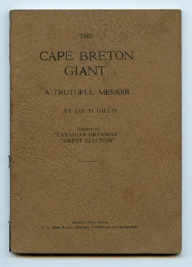 The Cape Breton Giant: A Truthful Memoir