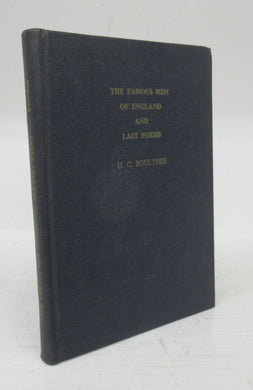 The Famous Men of England and Last Poems