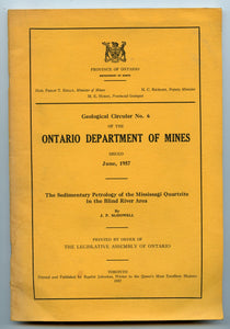 The Sedimentary Petrology of the Mississagi Quartzite in the Blind River Area