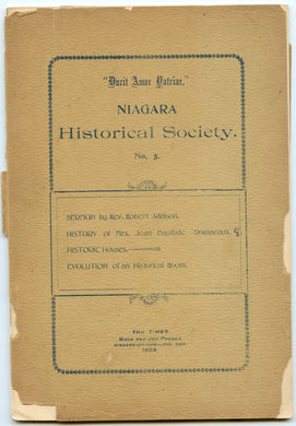 Niagara Historical Society No. 5
