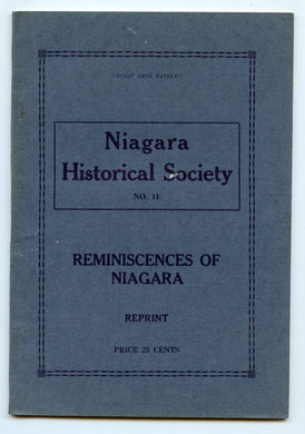 Reminiscences of Niagara