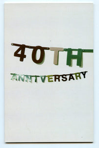 Happy 40th Birthday: Forest City Gallery Since 1973
