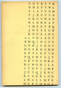 Alphabet, August 1966