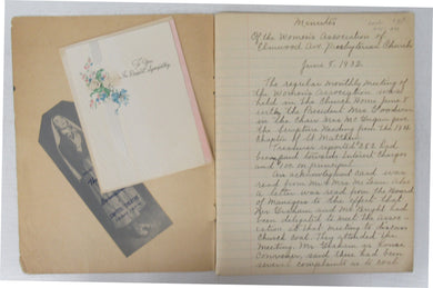 Minutes of the Elmwood Avenue Presbyterian Church Women's Association, London, ON, 1932-35