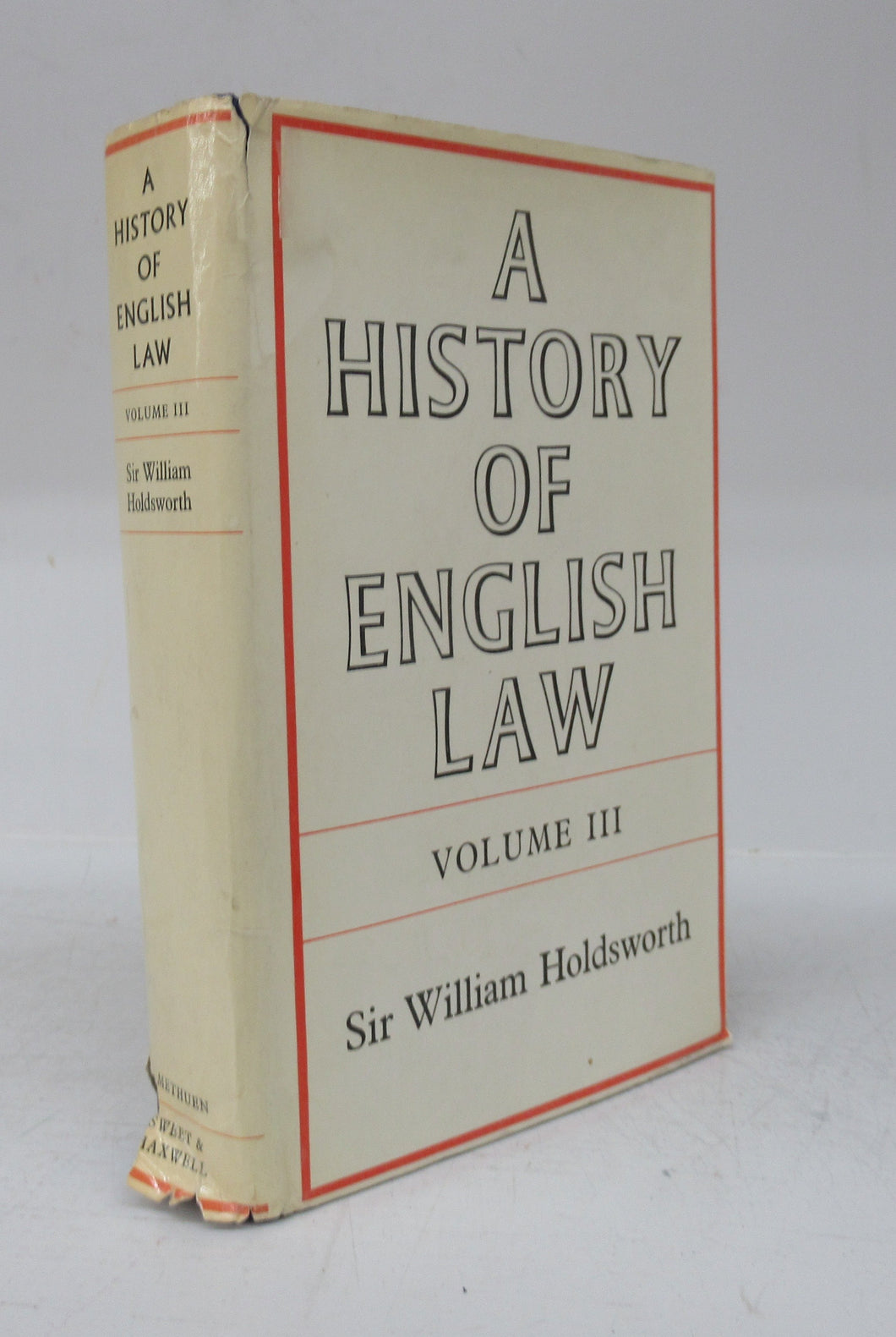 A History of English Law Volume III