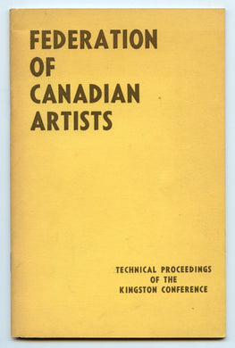 Technical Proceedings: A reprint of the section entitled Painters' Workshop from the Kingston Conference
