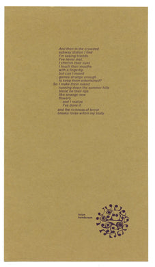 And then in the crowded subway station I find