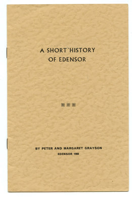 A Short History of Edensor