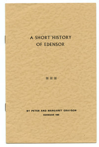 A Short History of Edensor