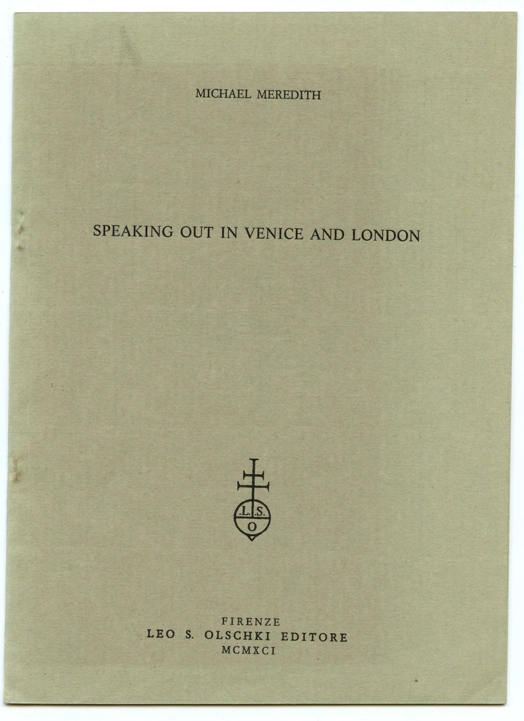 Speaking Out in Venice and London