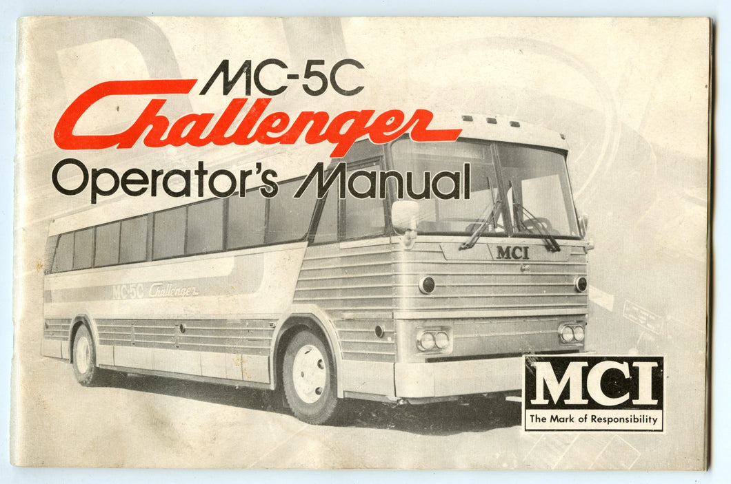 MC-5C Challenger Operator's manual