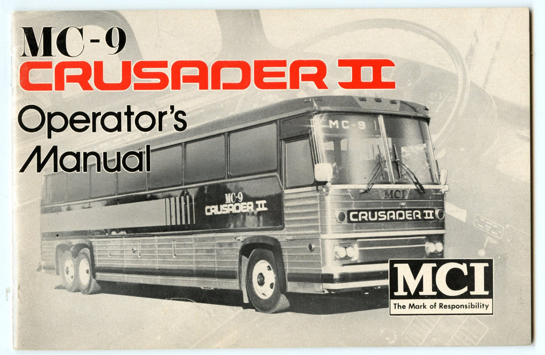 MC-9 Crusader II Operator's Manual